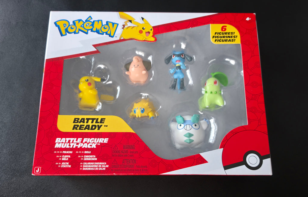 Pokémon Battle Ready Figures, Pack of 6