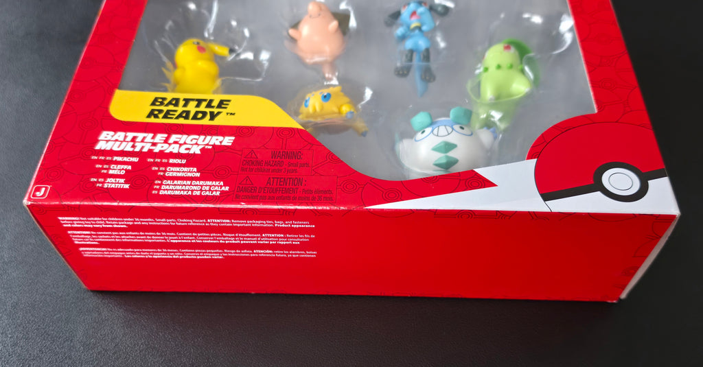 Pokémon Battle Ready Figures, Pack of 6