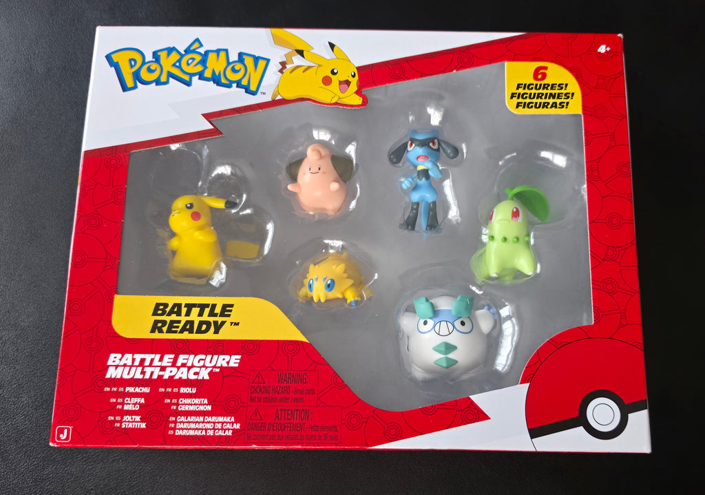 Pokémon Battle Ready Figures, Pack of 6