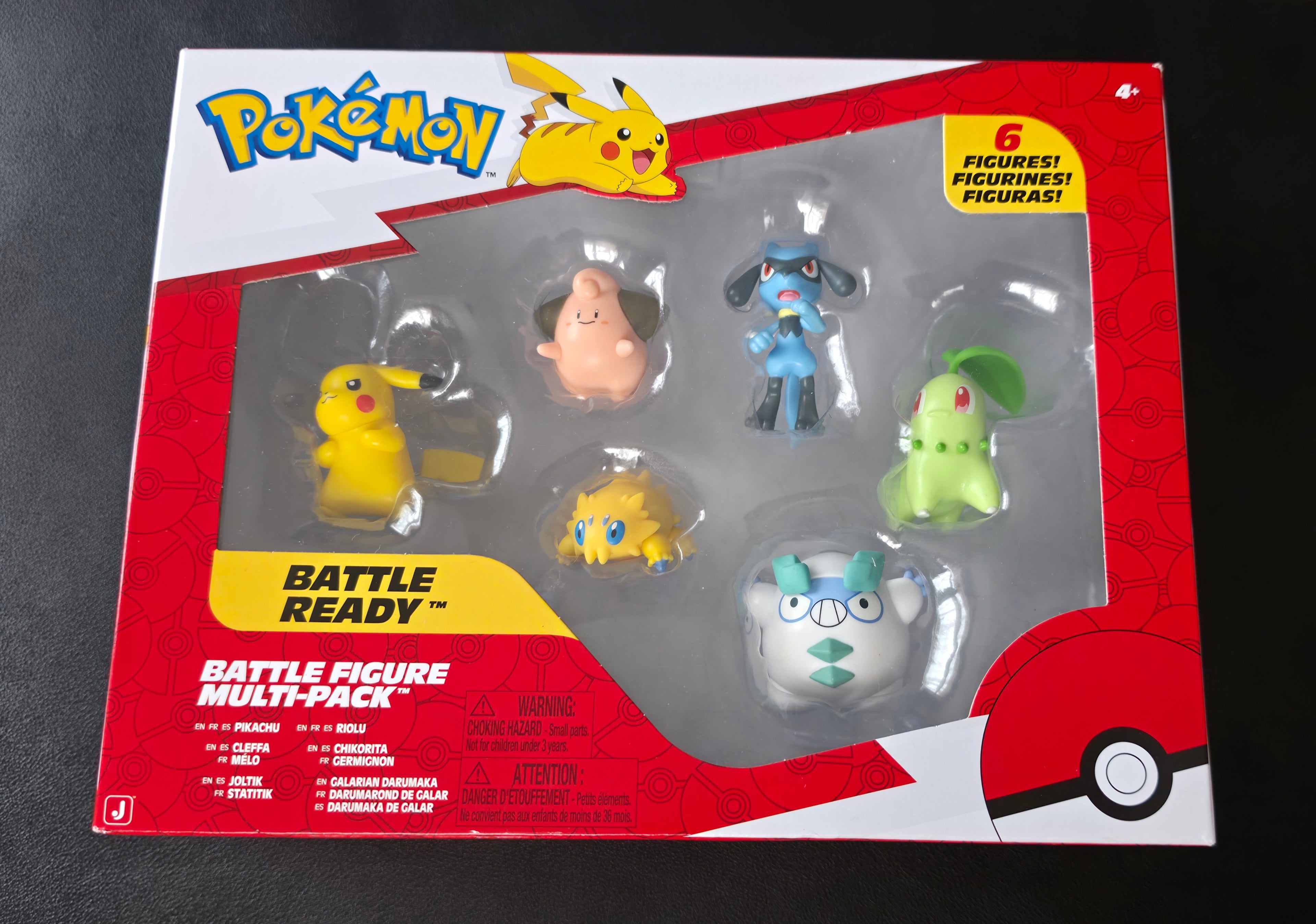 Pokémon Battle Ready Figures, Pack of 6