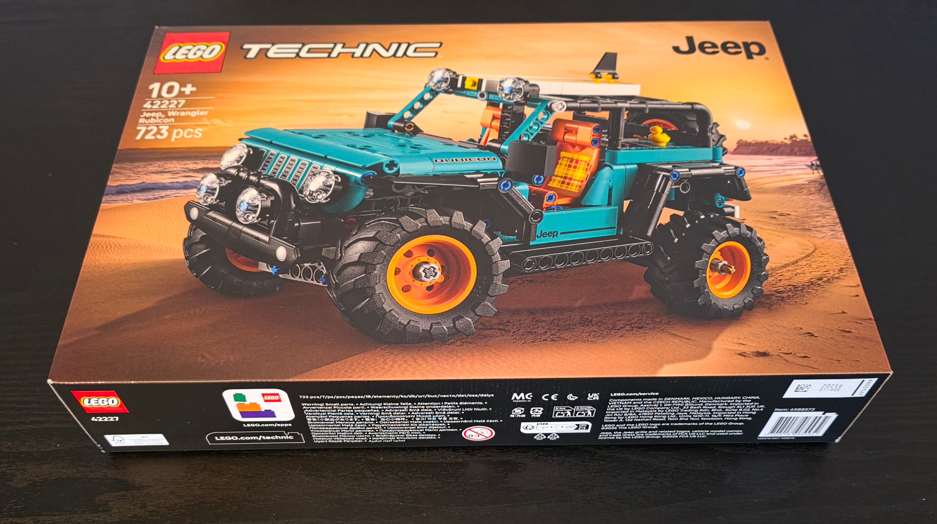 LEGO  Technic Jeep® Wrangler Rubicon SUV Set #42227
