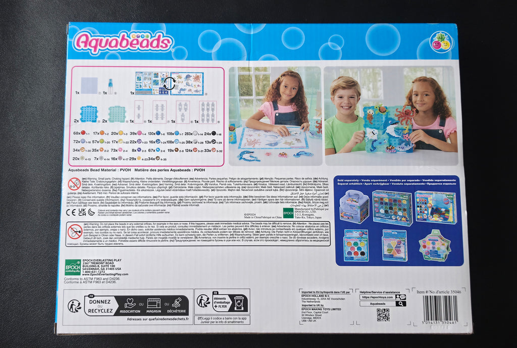 Aquabeads Ocean Splash Scene - With Over 1500 Solid, Jewel