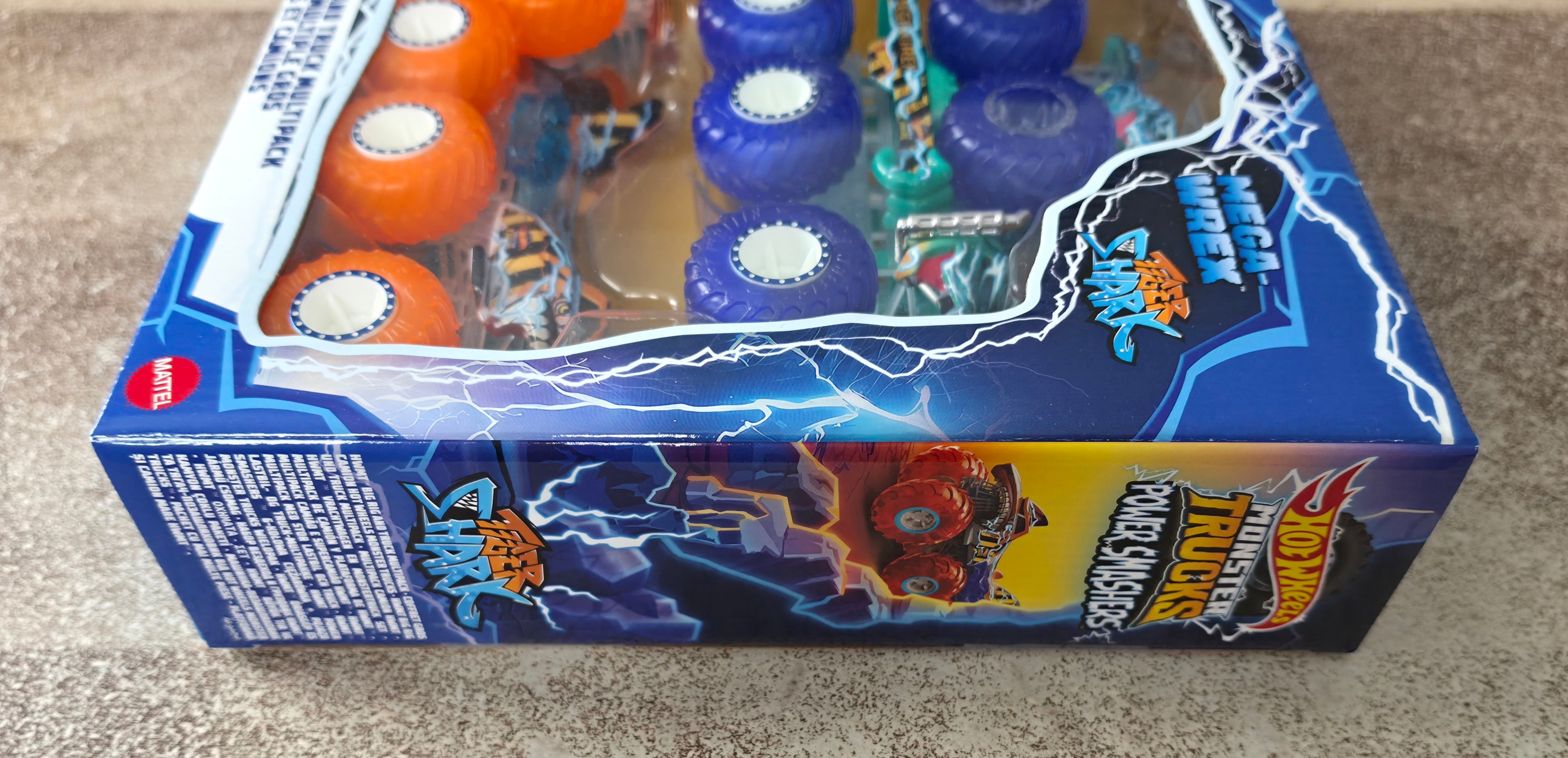 Hot Wheels Monster Trucks 1:64 Power Smashers Trucks Multipack