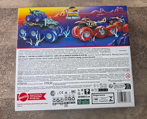Hot Wheels Monster Trucks 1:64 Power Smashers Trucks Multipack