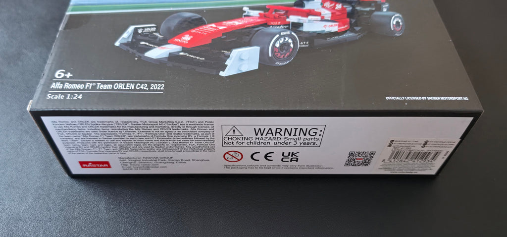 RASTAR Alfa Romeo F1 Team ORLEN C42 - 2022 - Scale 1:24