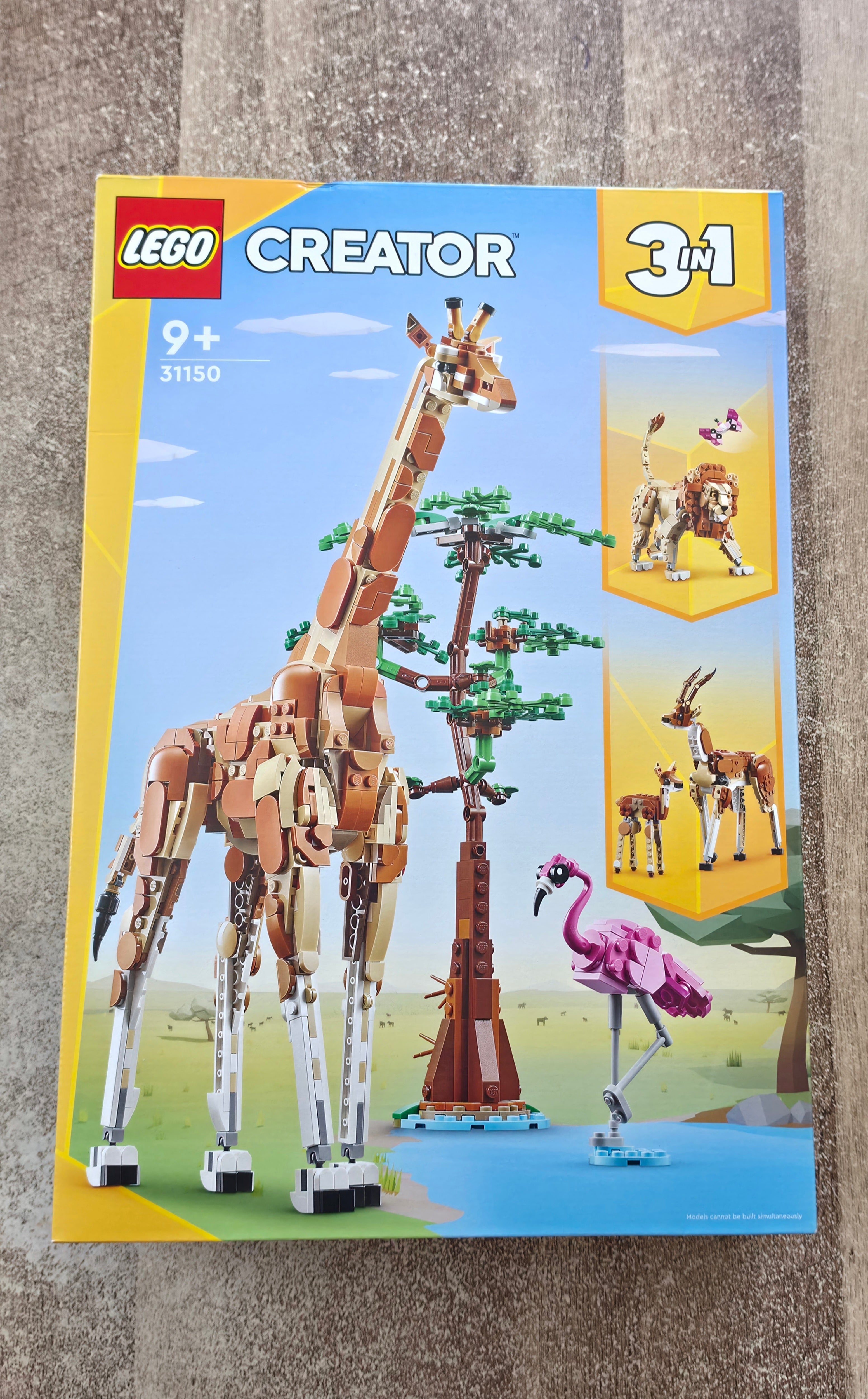 LEGO Creator 3-in-1 Wild Safari Animals Set #31150