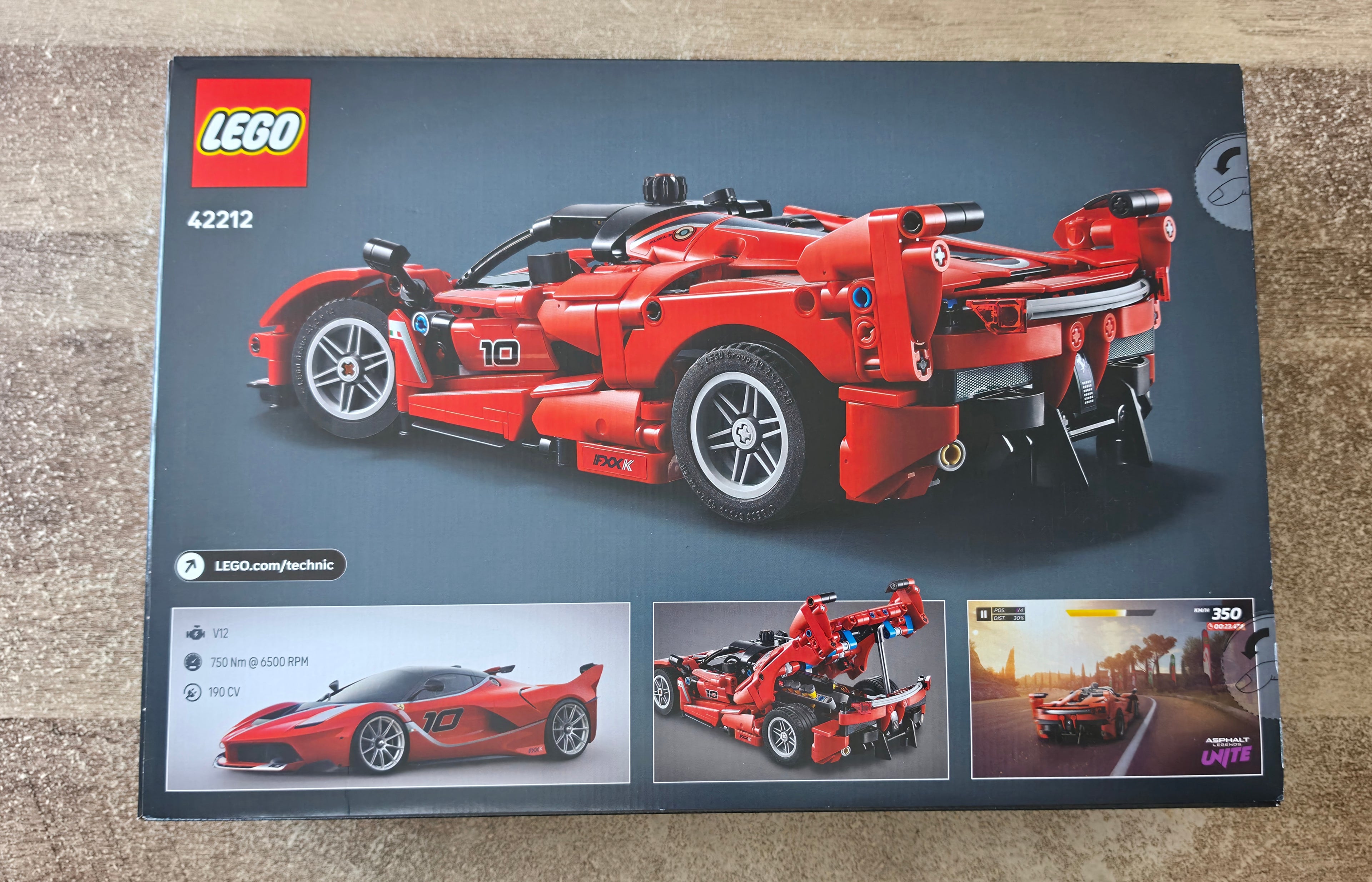 LEGO Technic Ferrari FXX K Set #42212