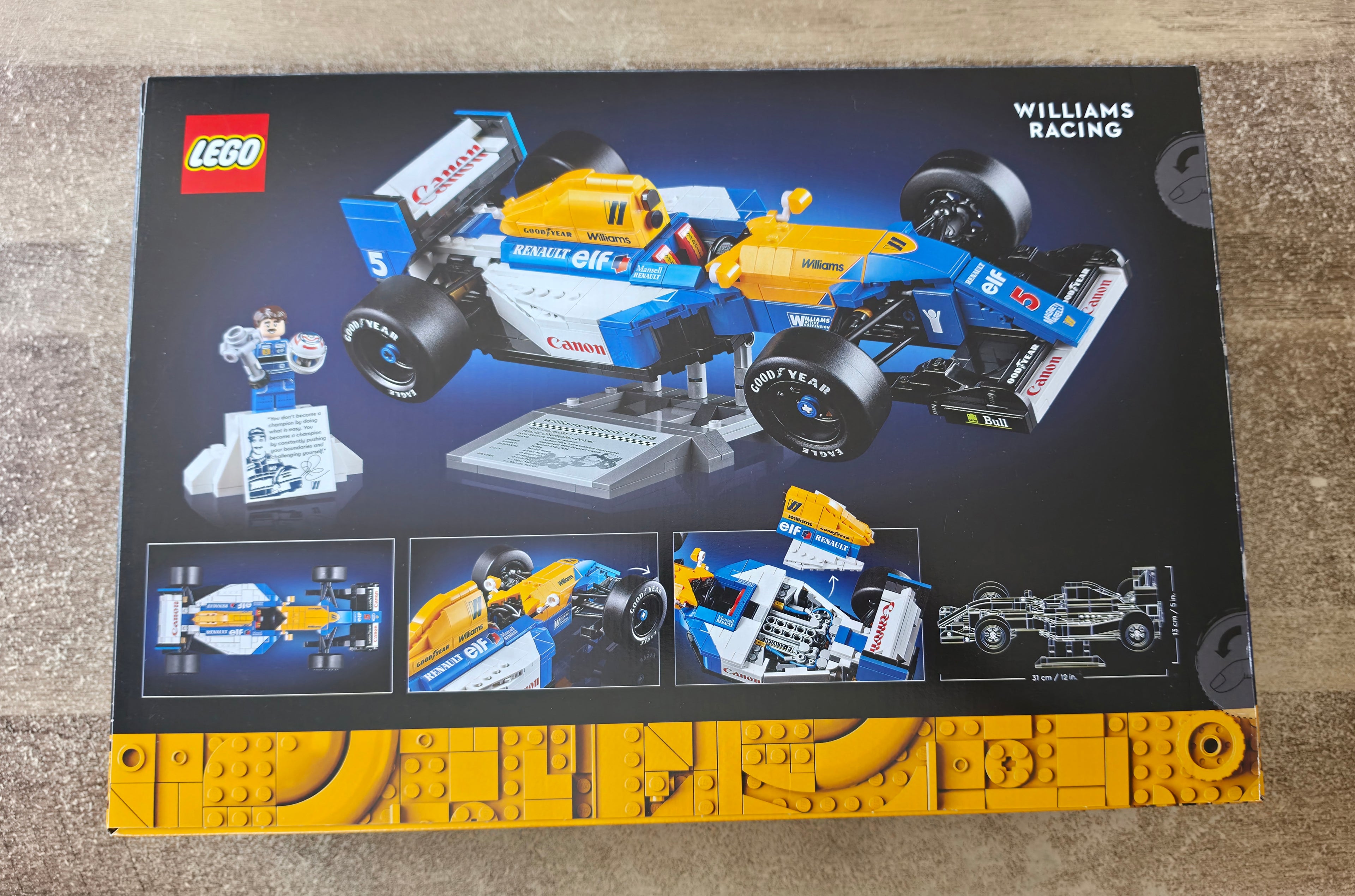 LEGO® Icons Williams Racing FW14B & Nigel Mansell Set  #10353