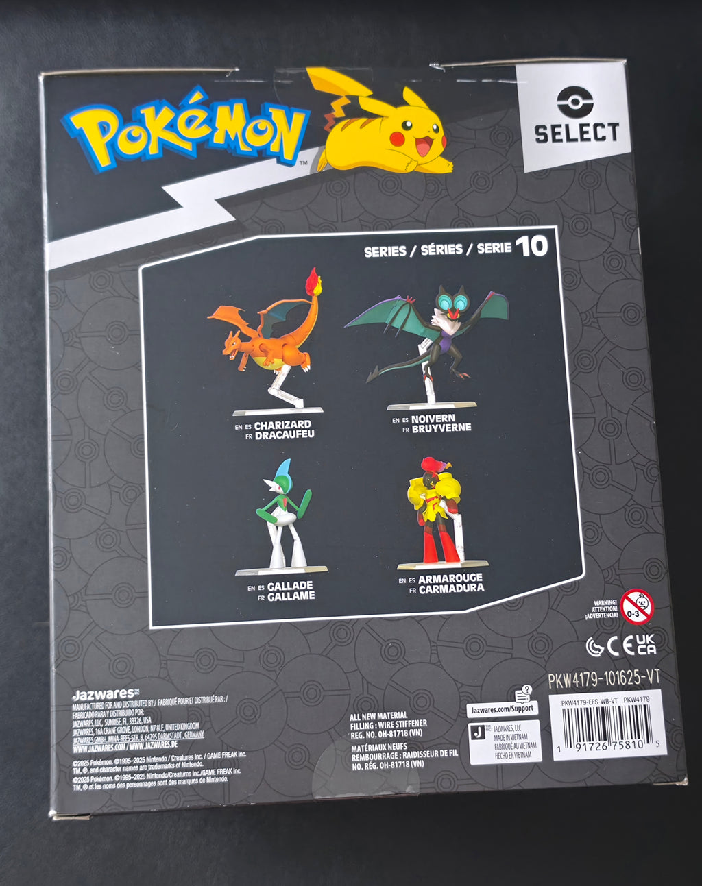 Pokemon  Green & Multicolour Articulated Noivern Figure