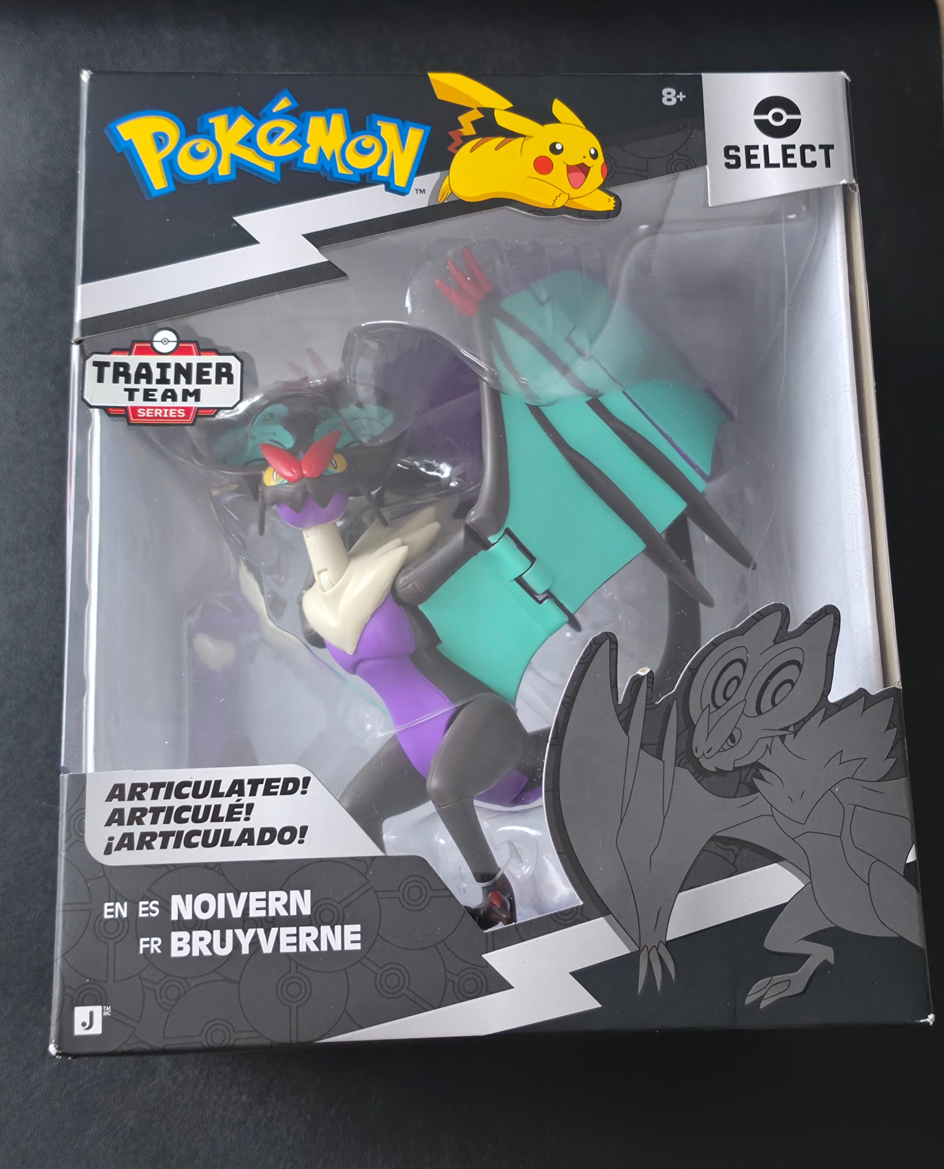 Pokemon  Green & Multicolour Articulated Noivern Figure