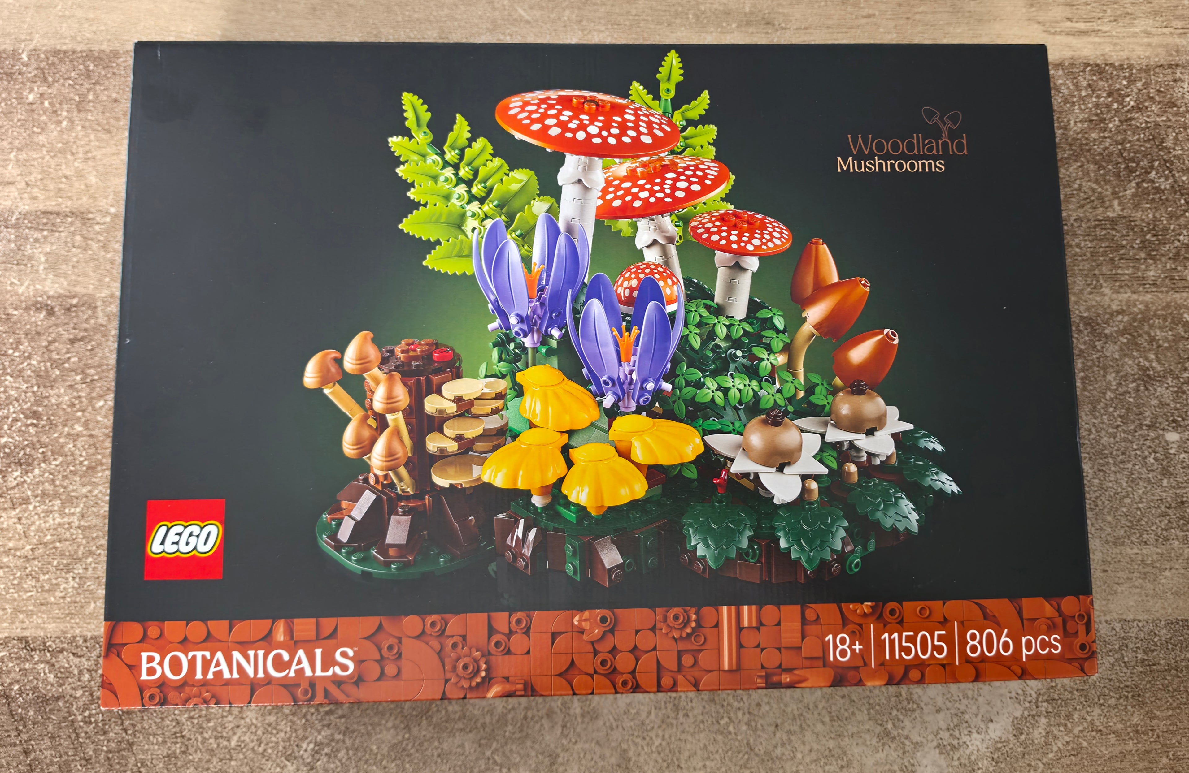 LEGO  Botanicals Woodland Mushrooms Set #11505