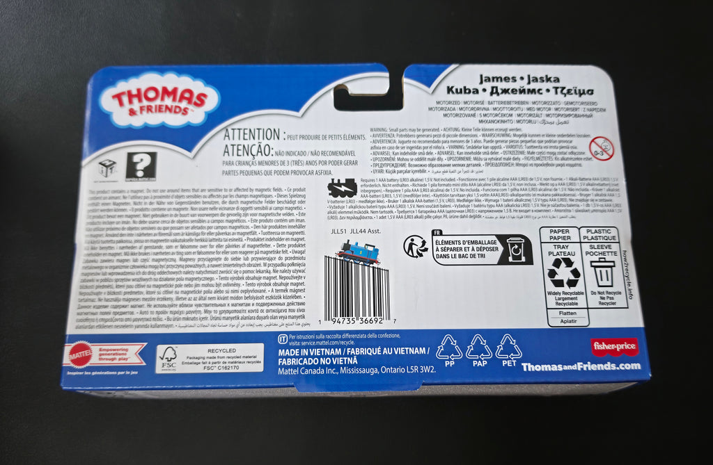 Thomas & Friends Push Along Diecast Train James -  New Nouveau