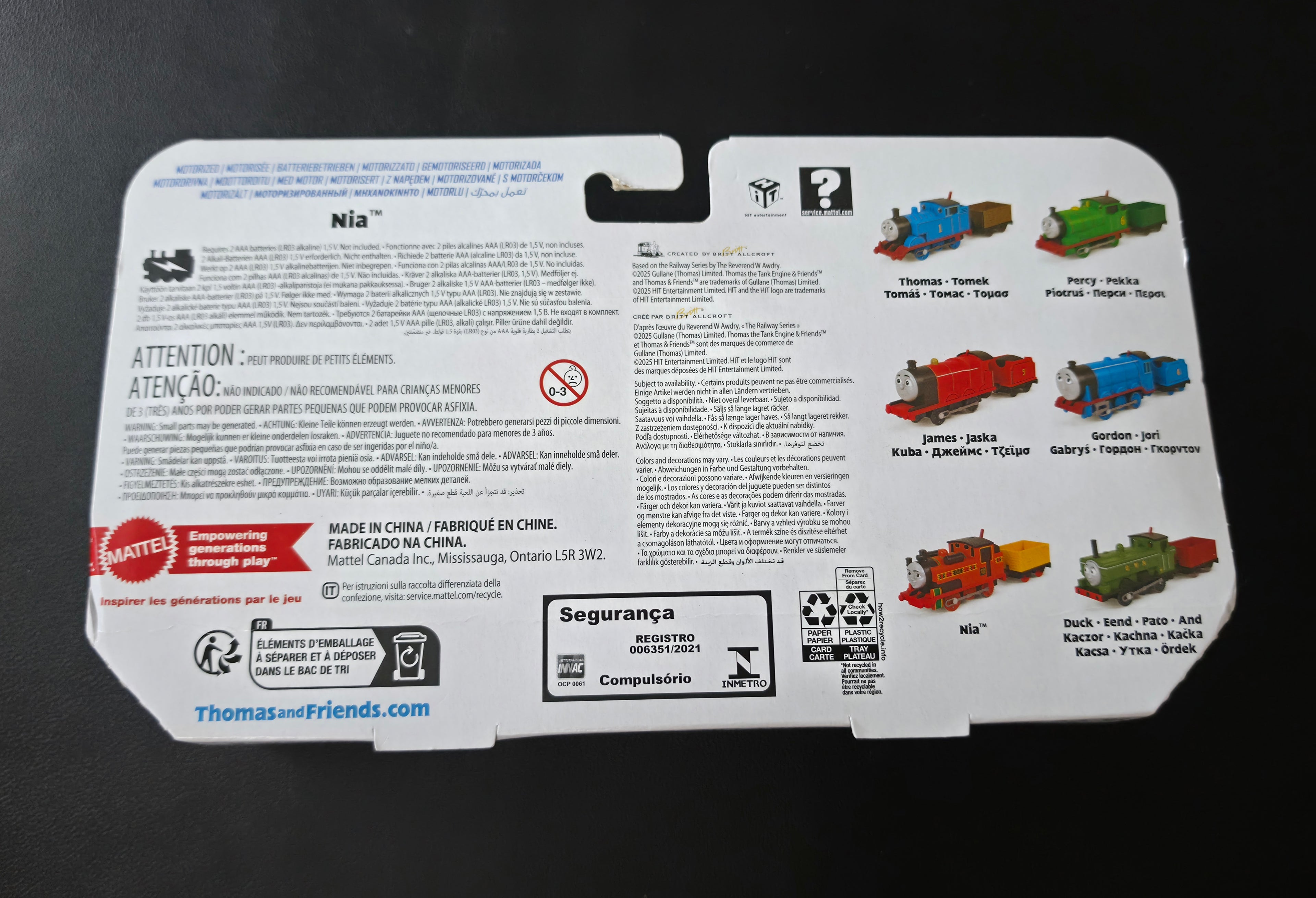 Thomas & Friends Motorised Train Engine Classic NIA