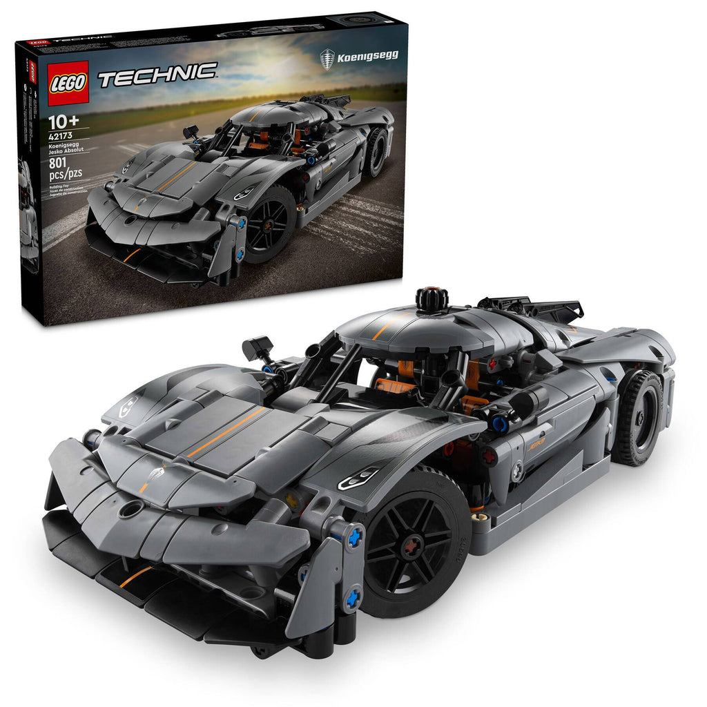 LEGO  Technic Koenigsegg Jesko Absolut Grey Hypercar Set #42173