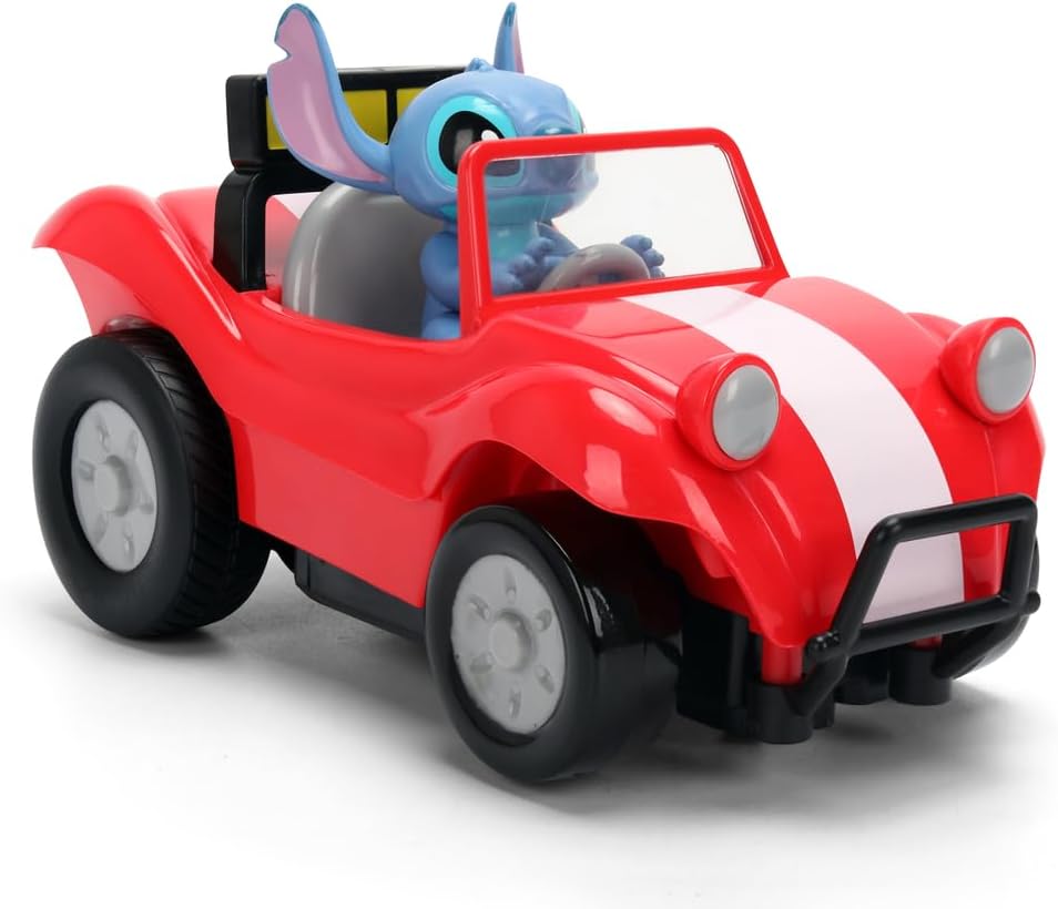 Jada Toys Disney Stitch RC Stitch Buggy (14 cm) - Remote Controlled Car with 2.4 GHz