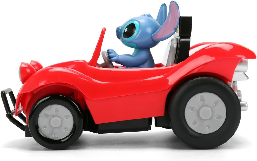 Jada Toys Disney Stitch RC Stitch Buggy (14 cm) - Remote Controlled Car with 2.4 GHz