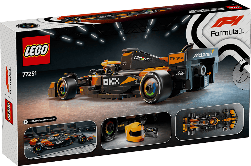LEGO  Speed Champions McLaren F1® Team MCL38 Race Car Set #77251