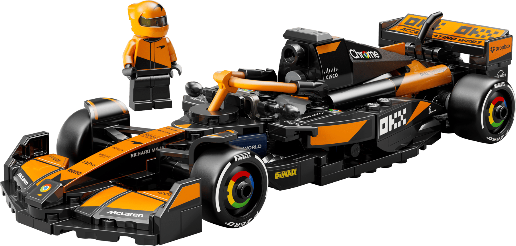 LEGO  Speed Champions McLaren F1® Team MCL38 Race Car Set #77251
