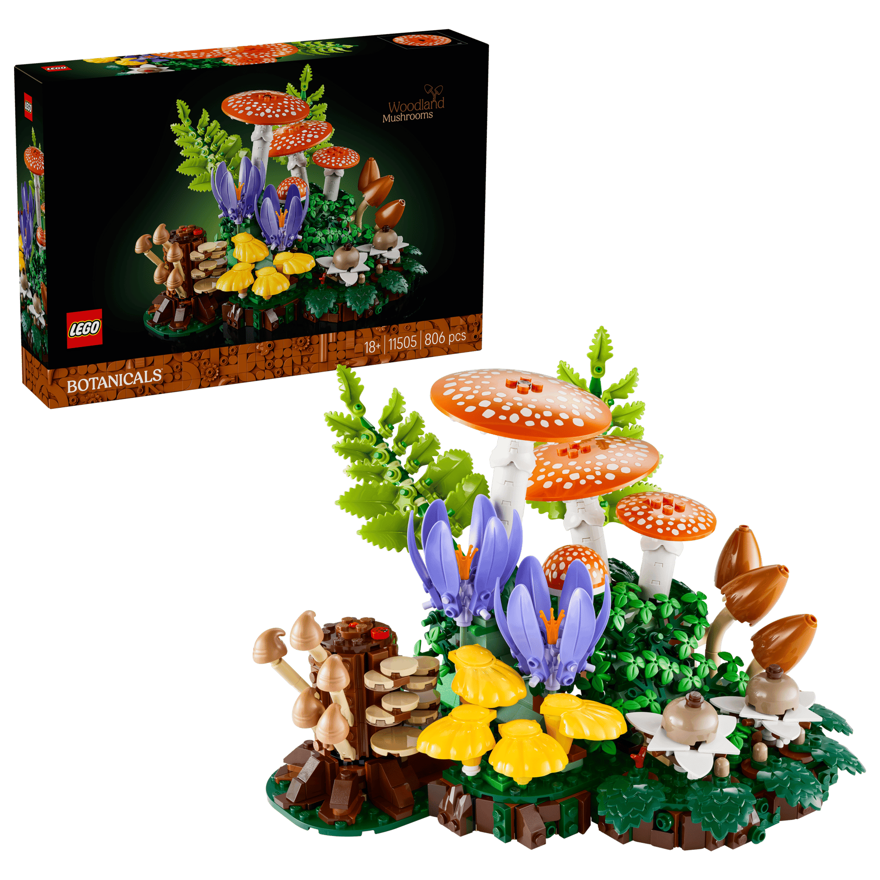 LEGO  Botanicals Woodland Mushrooms Set #11505