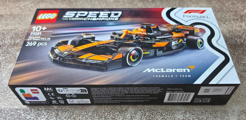 LEGO  Speed Champions McLaren F1® Team MCL38 Race Car Set #77251